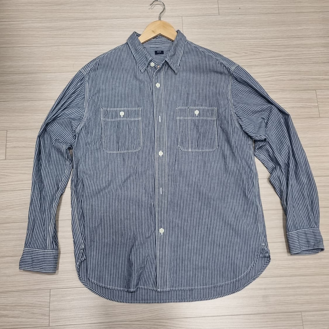 유니클로 히코리 워크 셔츠 L사이즈 상품이미지9