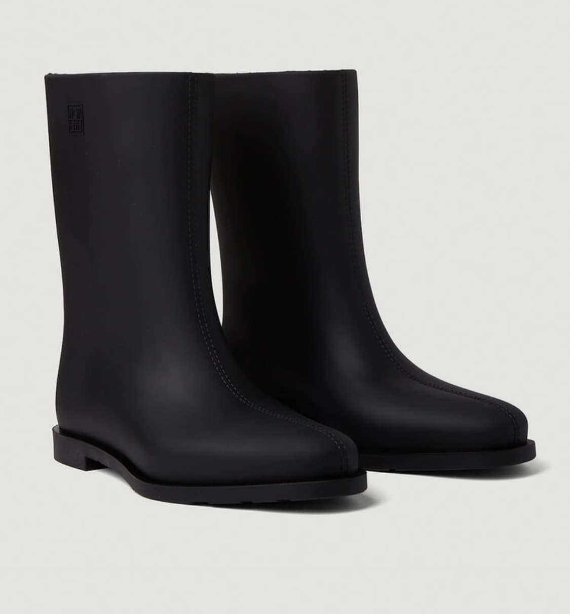 (39)toteme 토템 레인부츠 블랙 상품이미지1