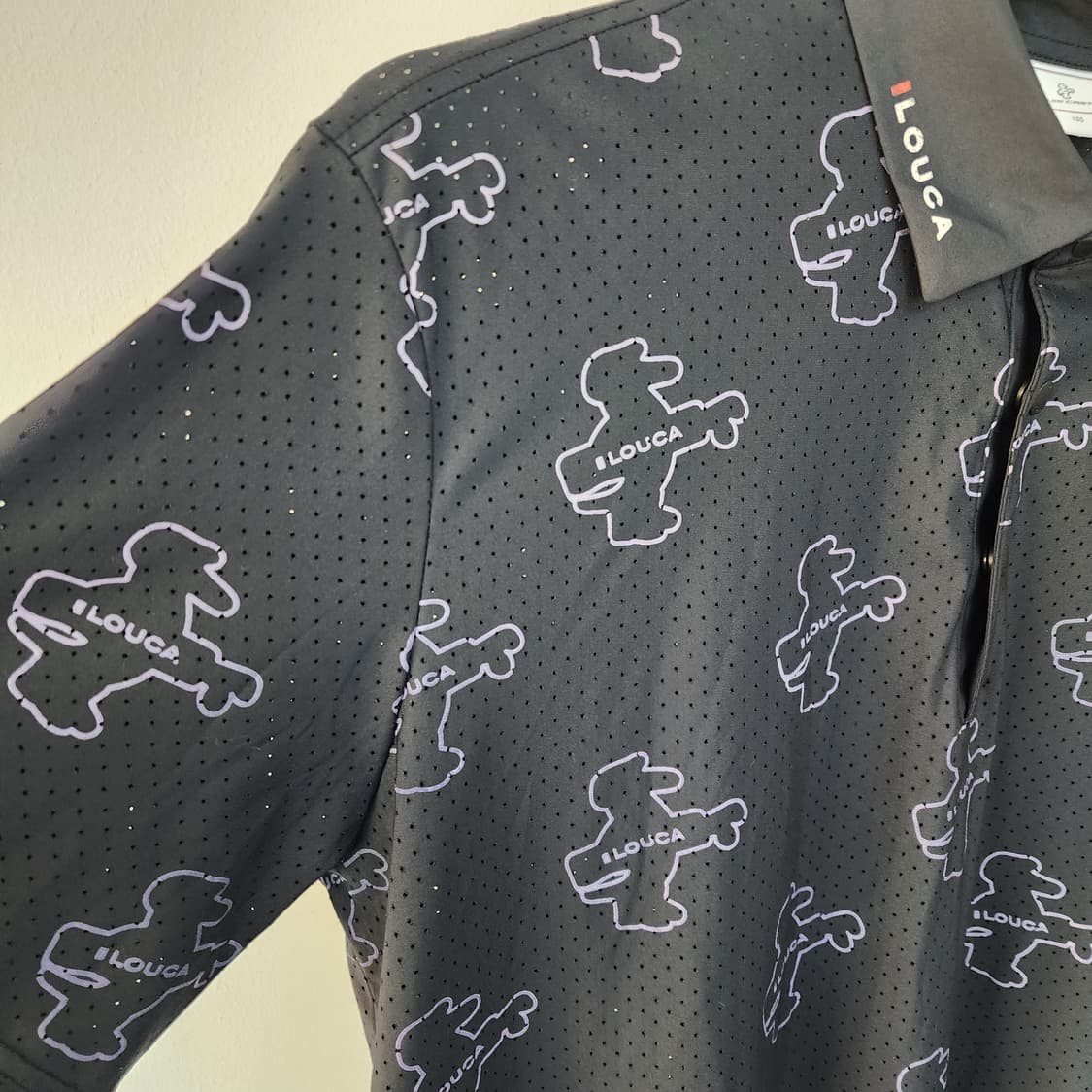 까스텔바작 패턴 반팔 폴로티 블랙 상품이미지3