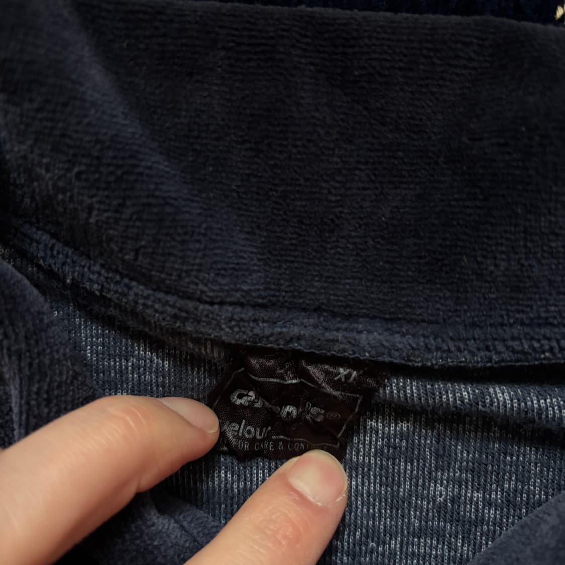 80s campus 캠퍼스 벨루어 풀오버 셔츠 상품이미지2