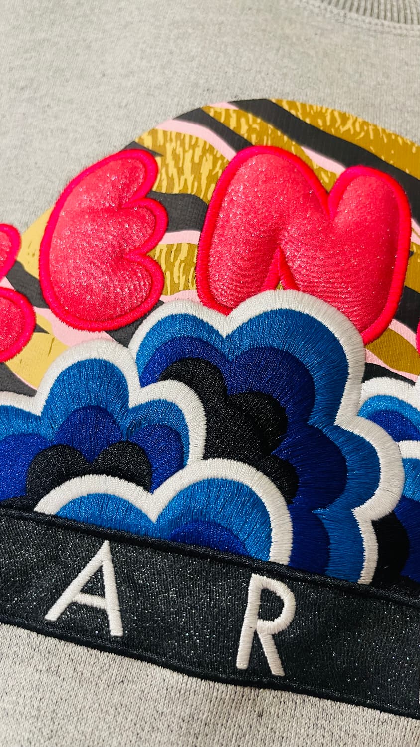 겐조 KENZO PARIS 입체 자수 스웨트 맨투맨 S 실착 횟수 적어  상품이미지5