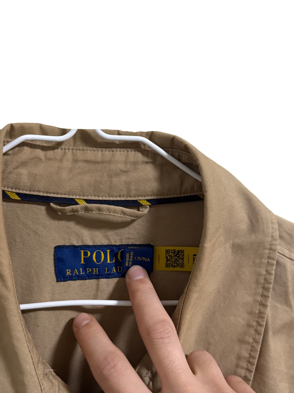 폴로 랄프 로렌 바이-스윙 해링턴 자켓 베이지 (M) 상품이미지4