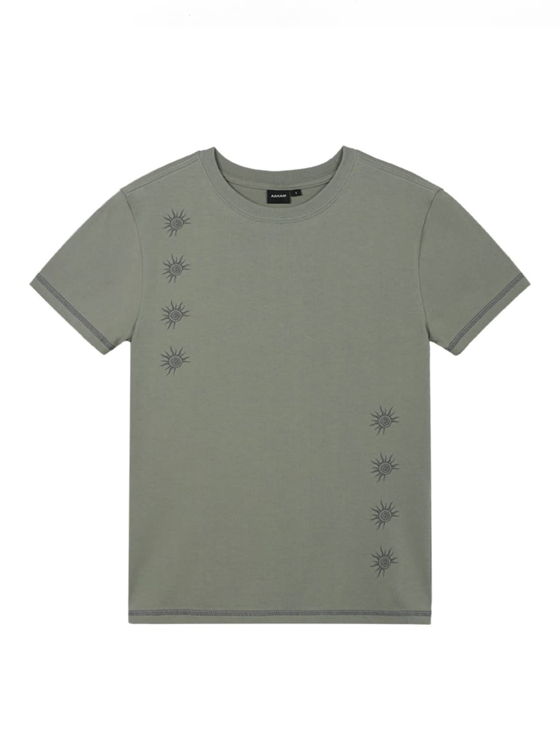 Cracked Sun Half Top (Khaki) 상품이미지1