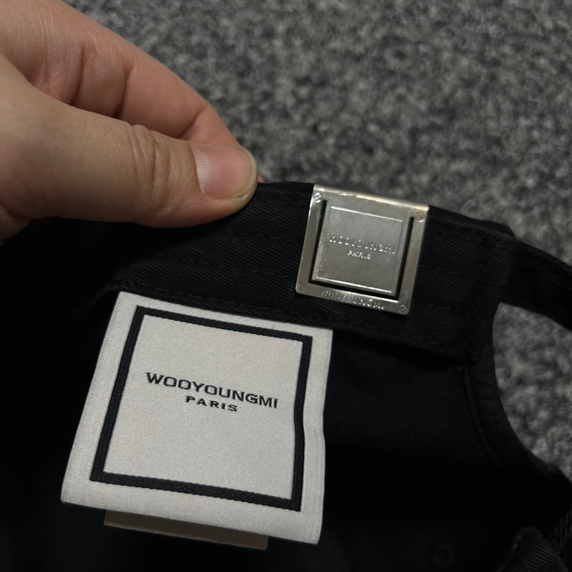 Wooyongmi  우영미 블랙 볼캡 free 상품이미지4