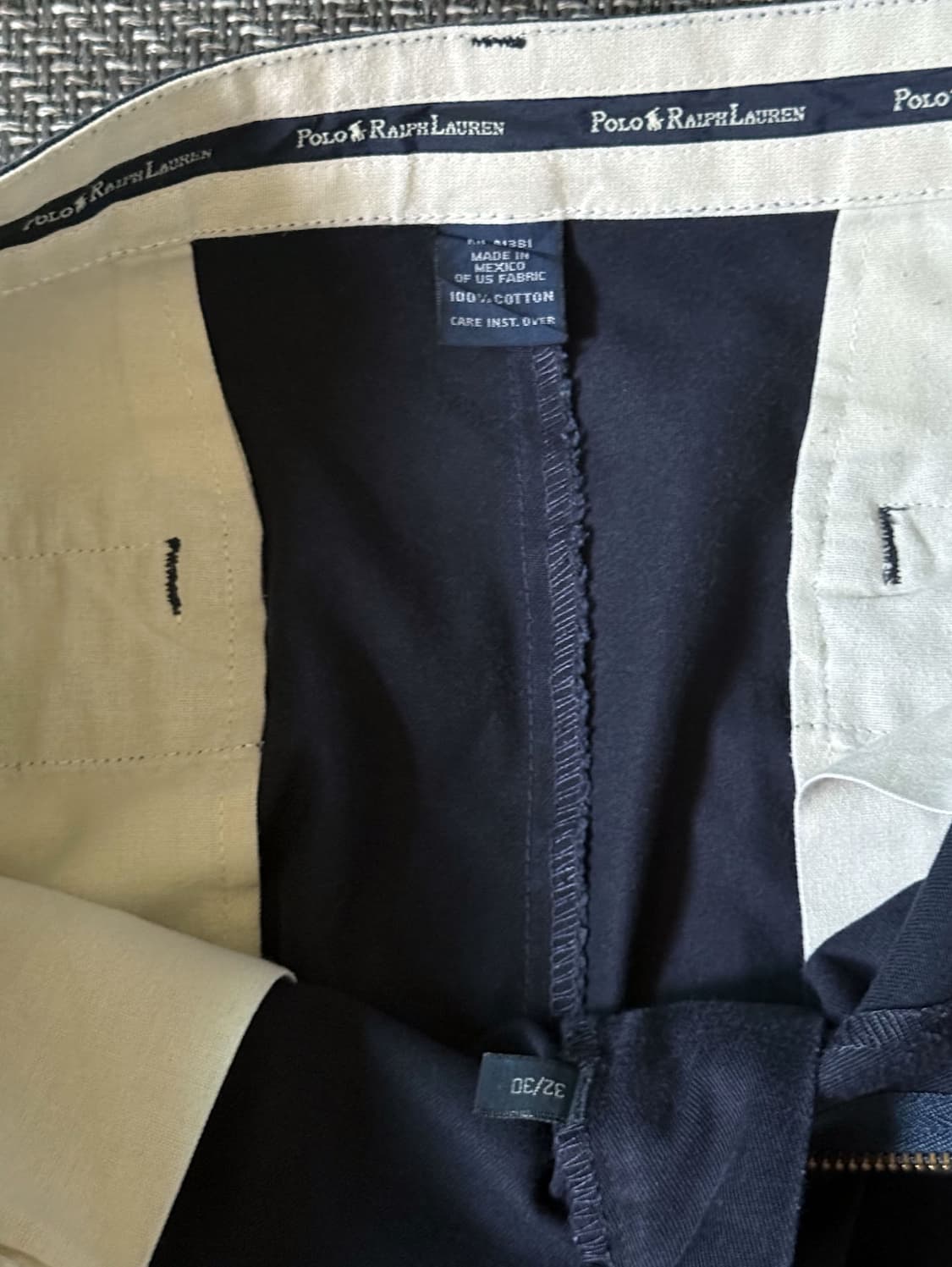 (32) 90s 폴로 랄프로렌 ANDREW 더블 플리츠 치노 팬츠 상품이미지4