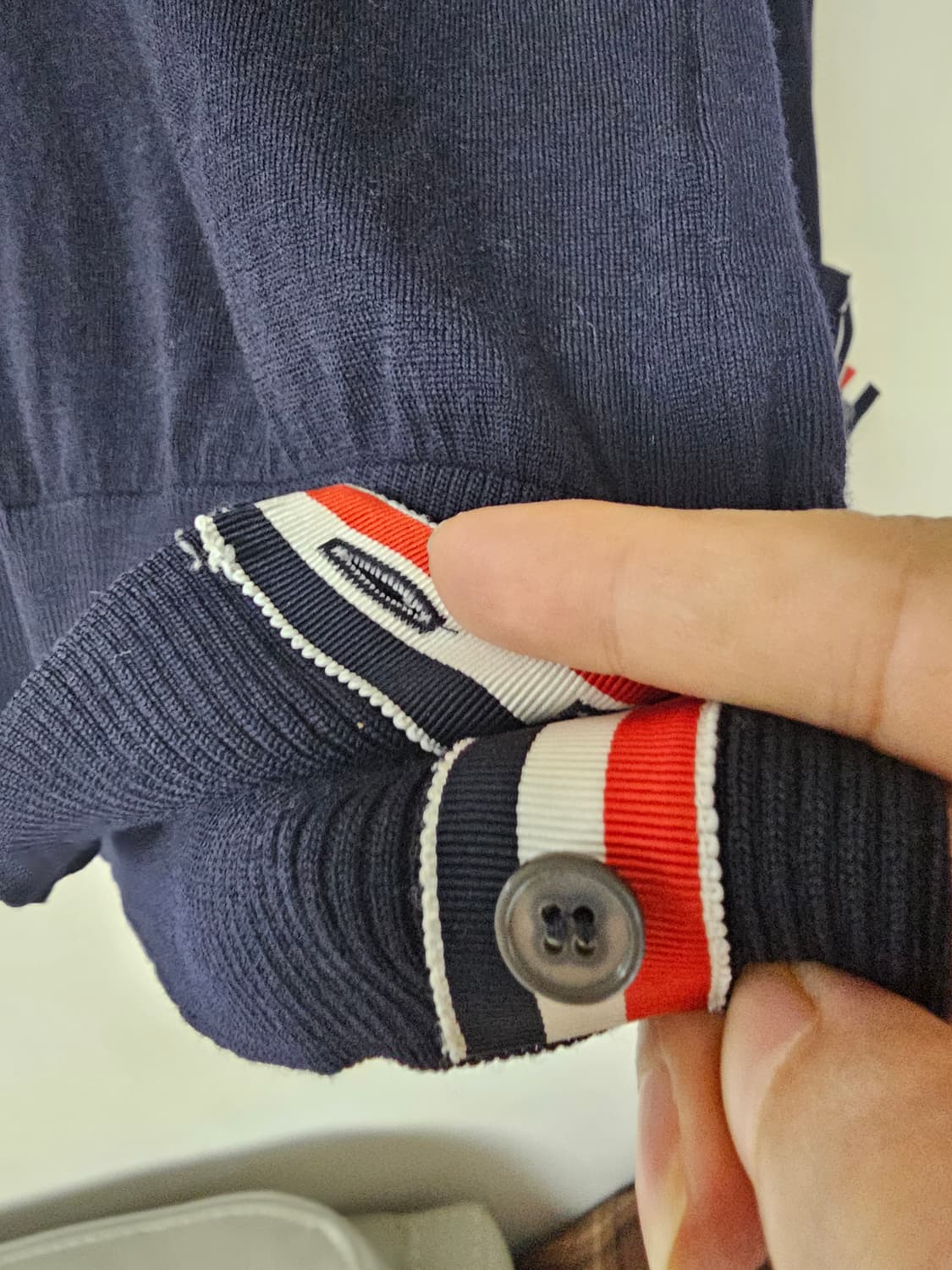 톰브라운 사선완장 메리노울 니트(2/백화점정품) 상품이미지3