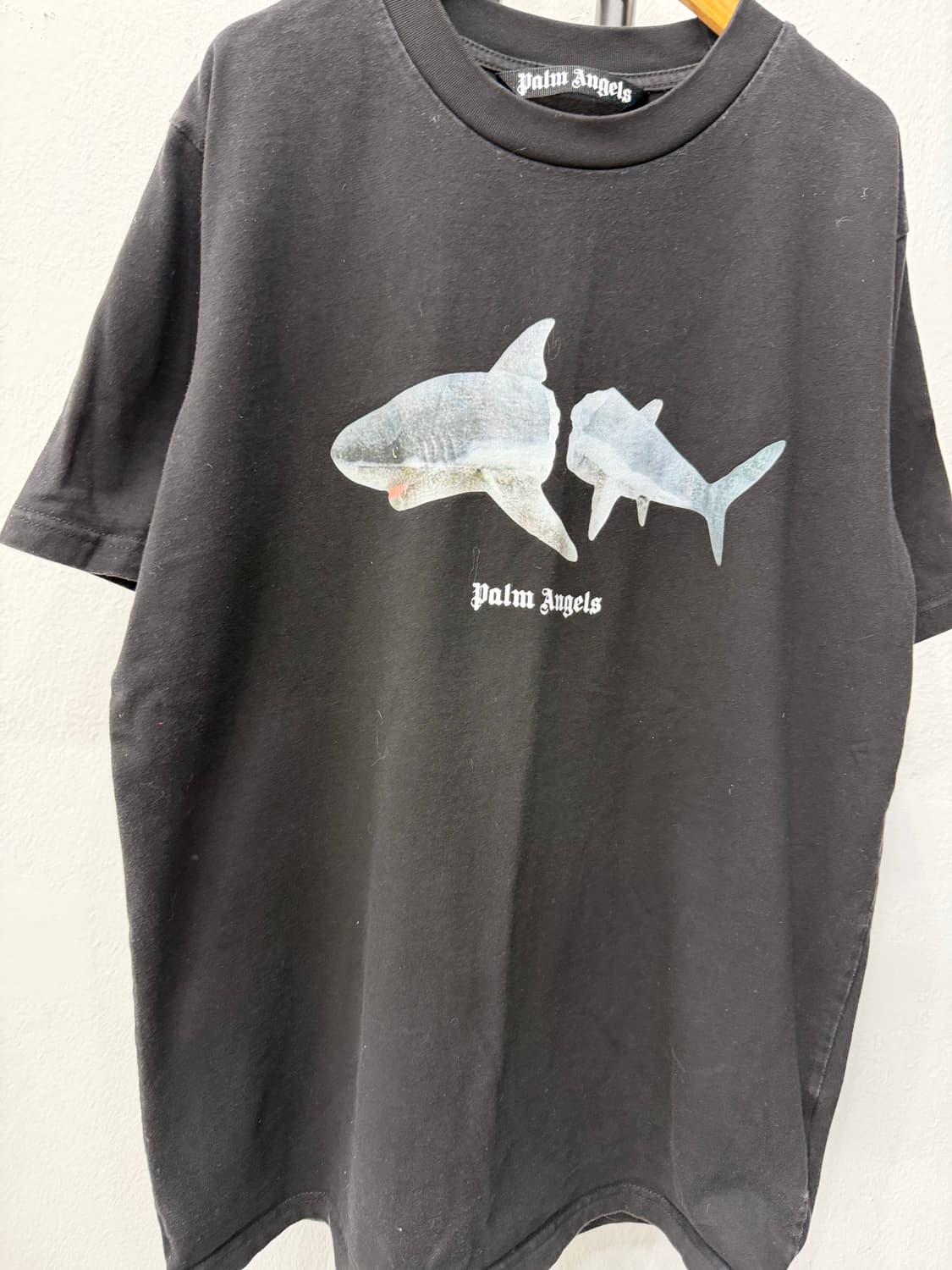 정품) 팜엔젤스 백로고 샤크 반팔 티셔츠 L 상품이미지4