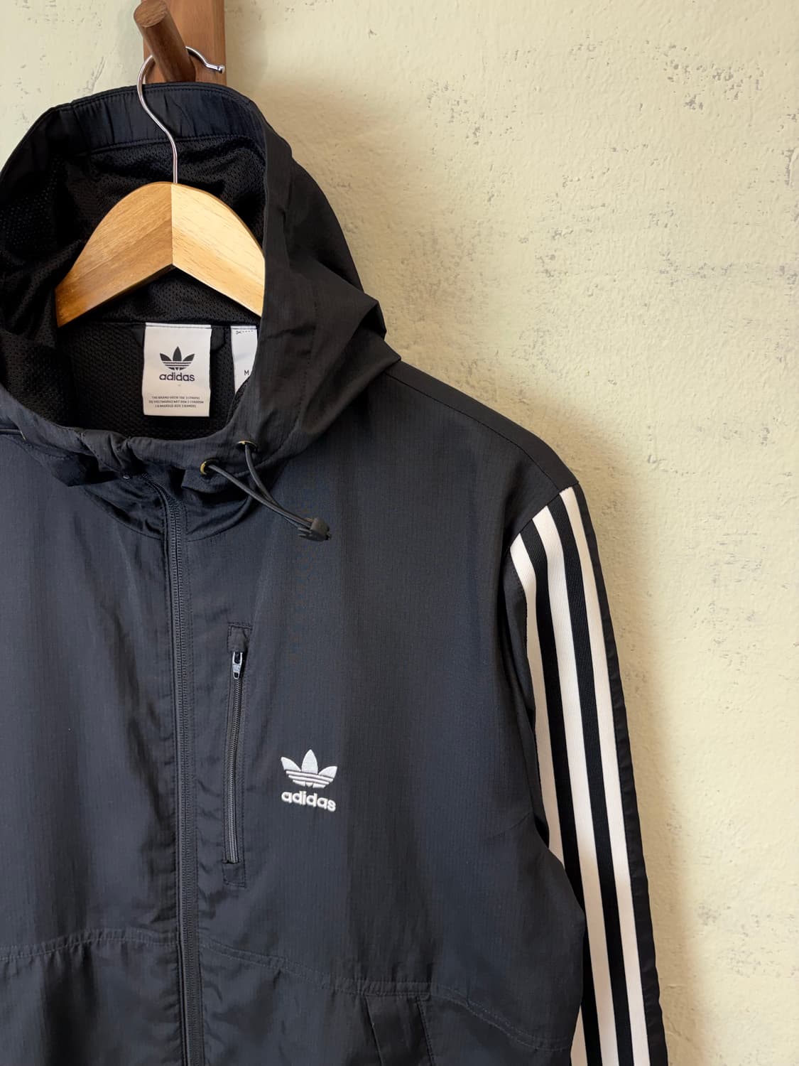 아디다스 락업 윈드브레이커 블랙 바람막이 상품이미지5