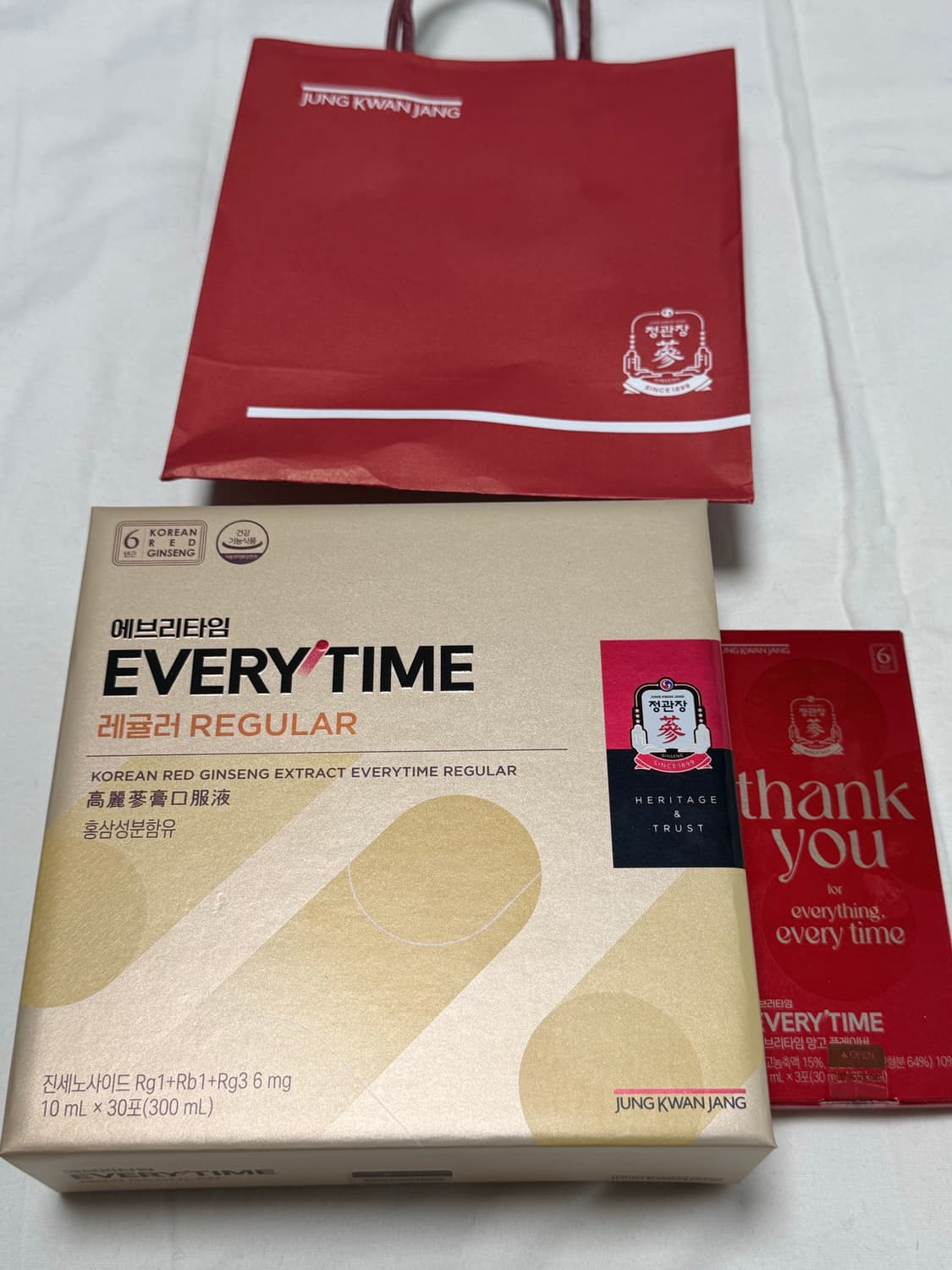 정관장 / 에브리타임 레귤러 (10ml x 30포) + 망고 3포 상품이미지2