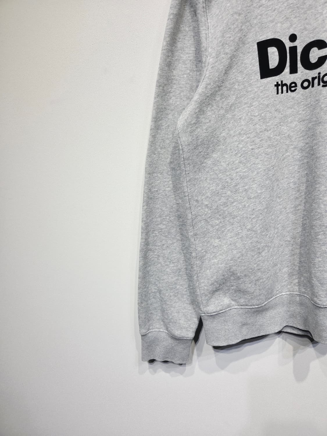 디키즈(Dickies) 빅로고 맨투맨 멜란지 그레이 상품이미지4