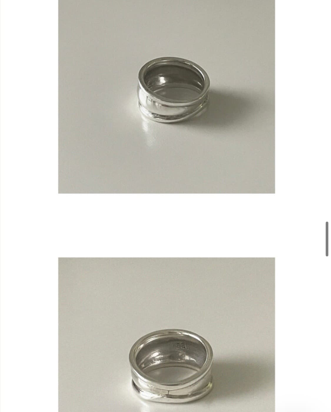 실버반지 볼드링 byweekend vibe ring 상품이미지4