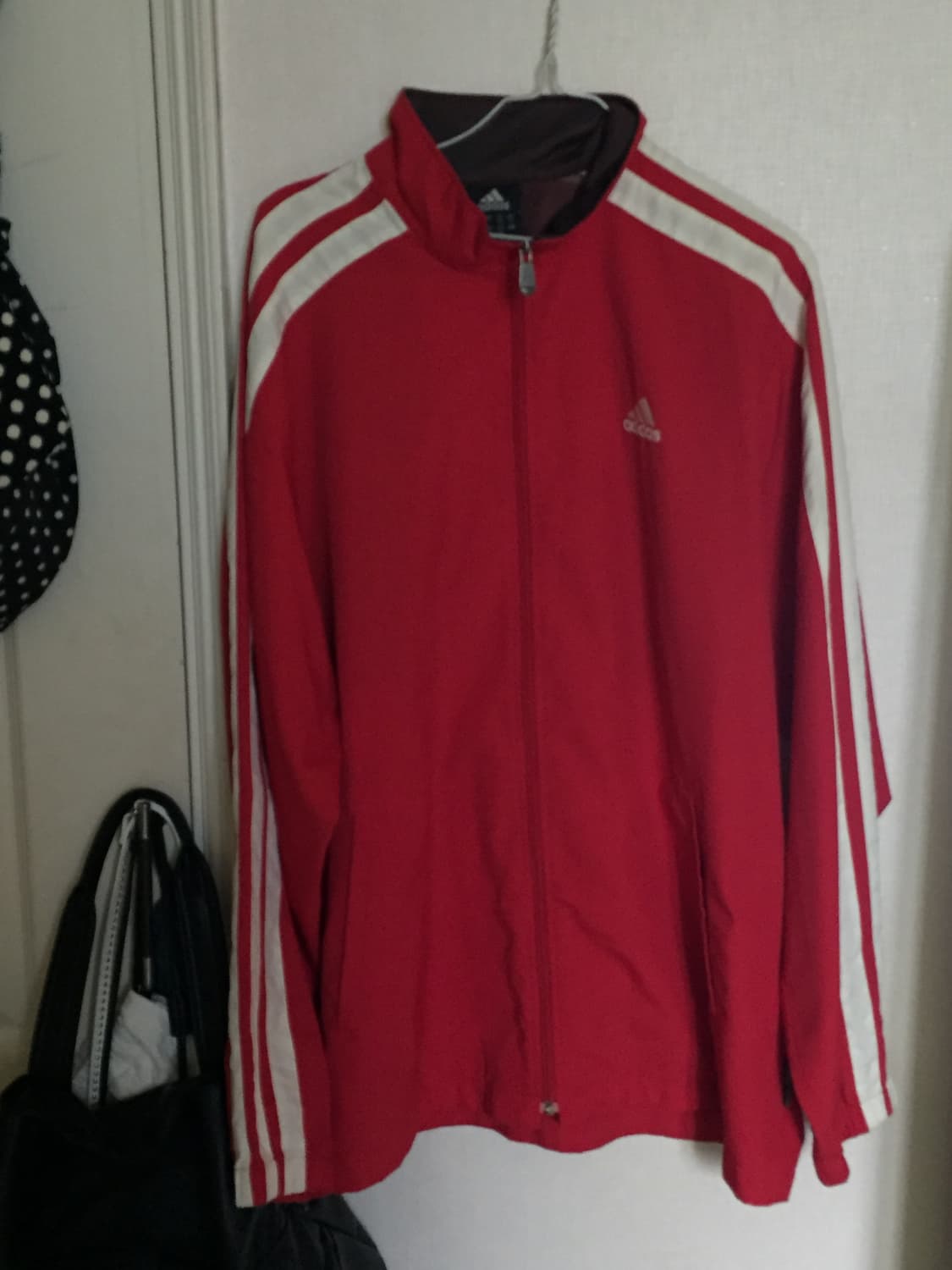 빈티지 아디다스 져지 레드 상품이미지1