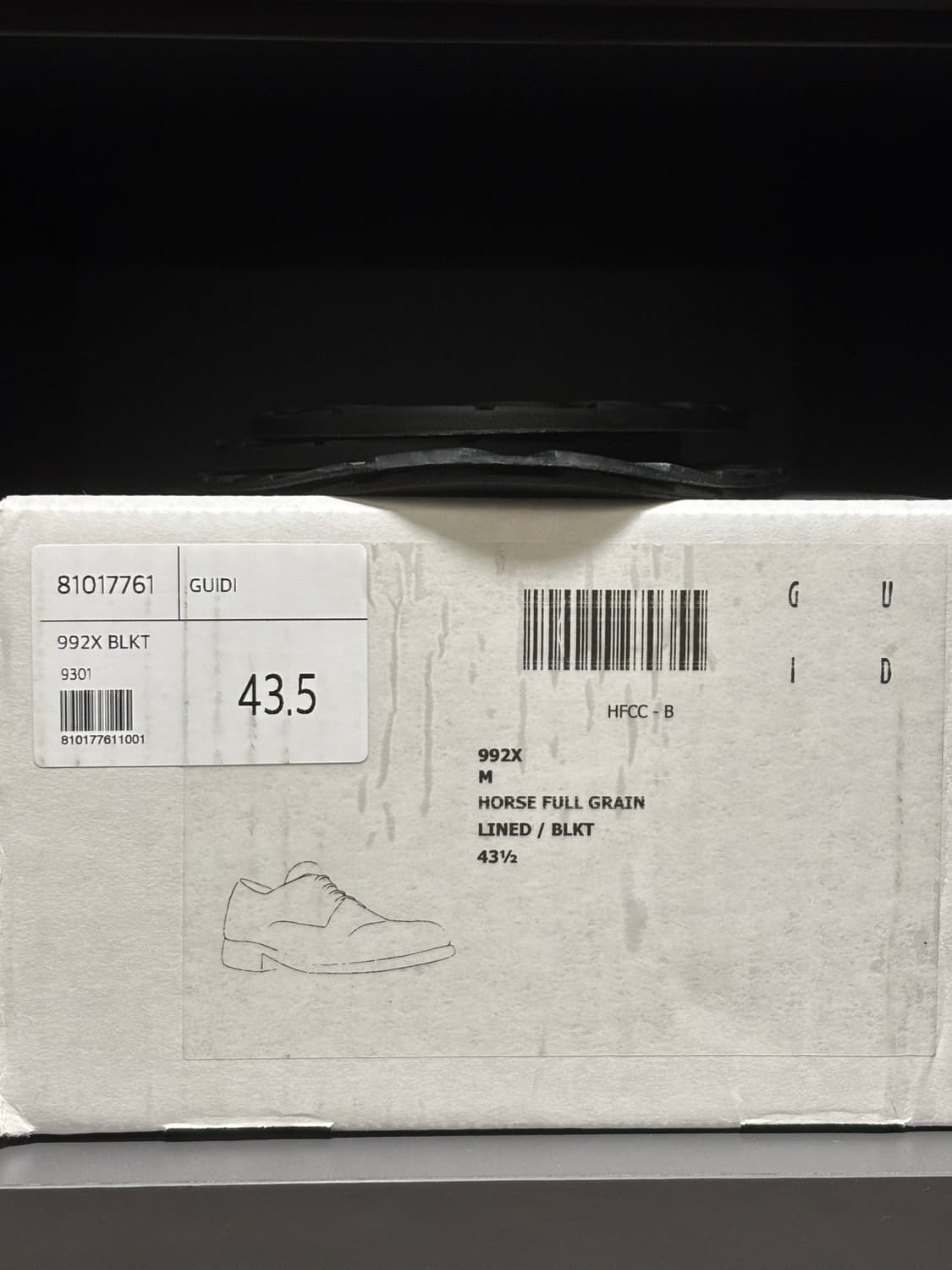 구이디 992X 블랙 43.5 상품이미지4