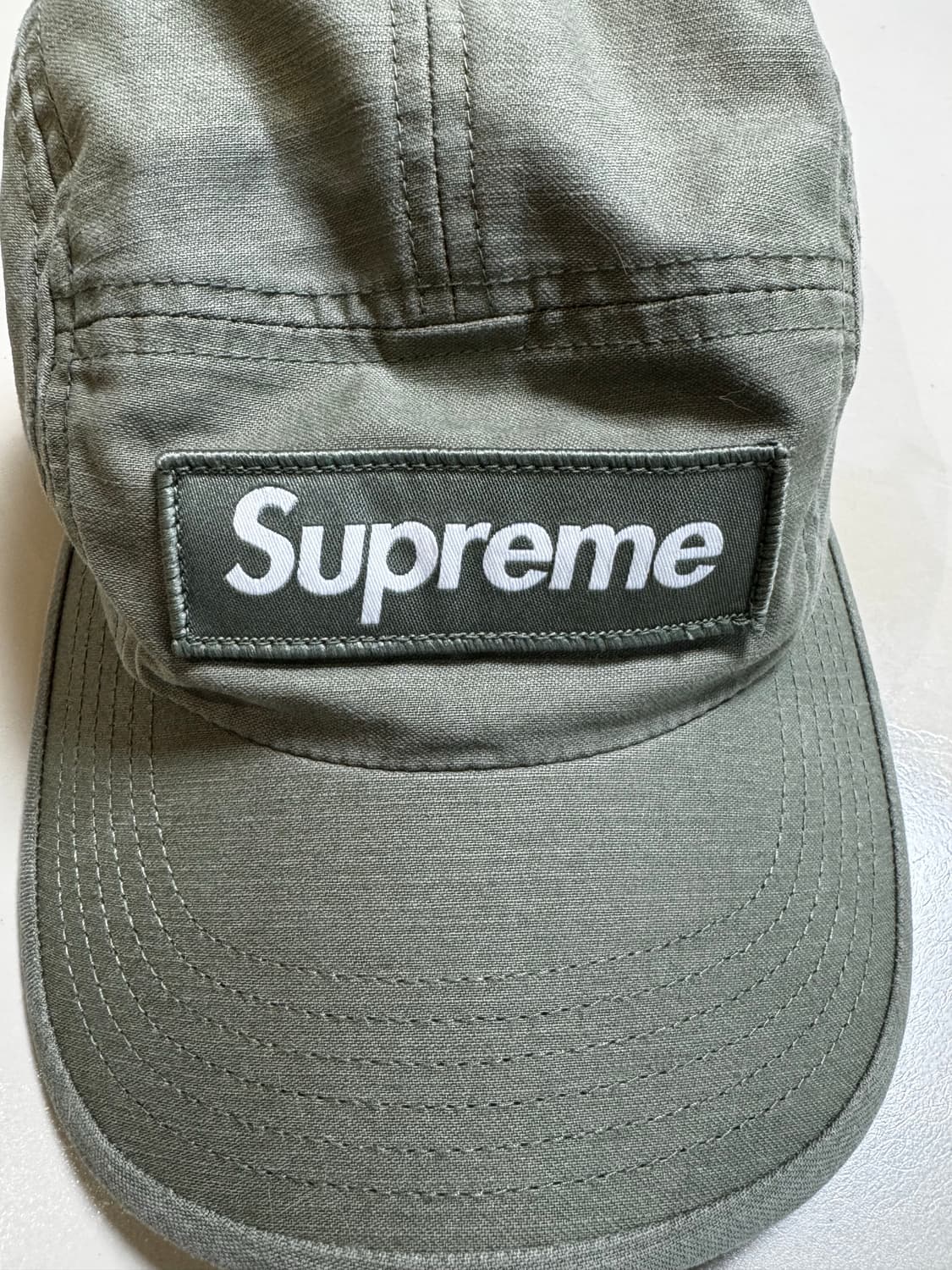 슈프림 25SS 밀리터리 캠프캡 올리브 상품이미지4