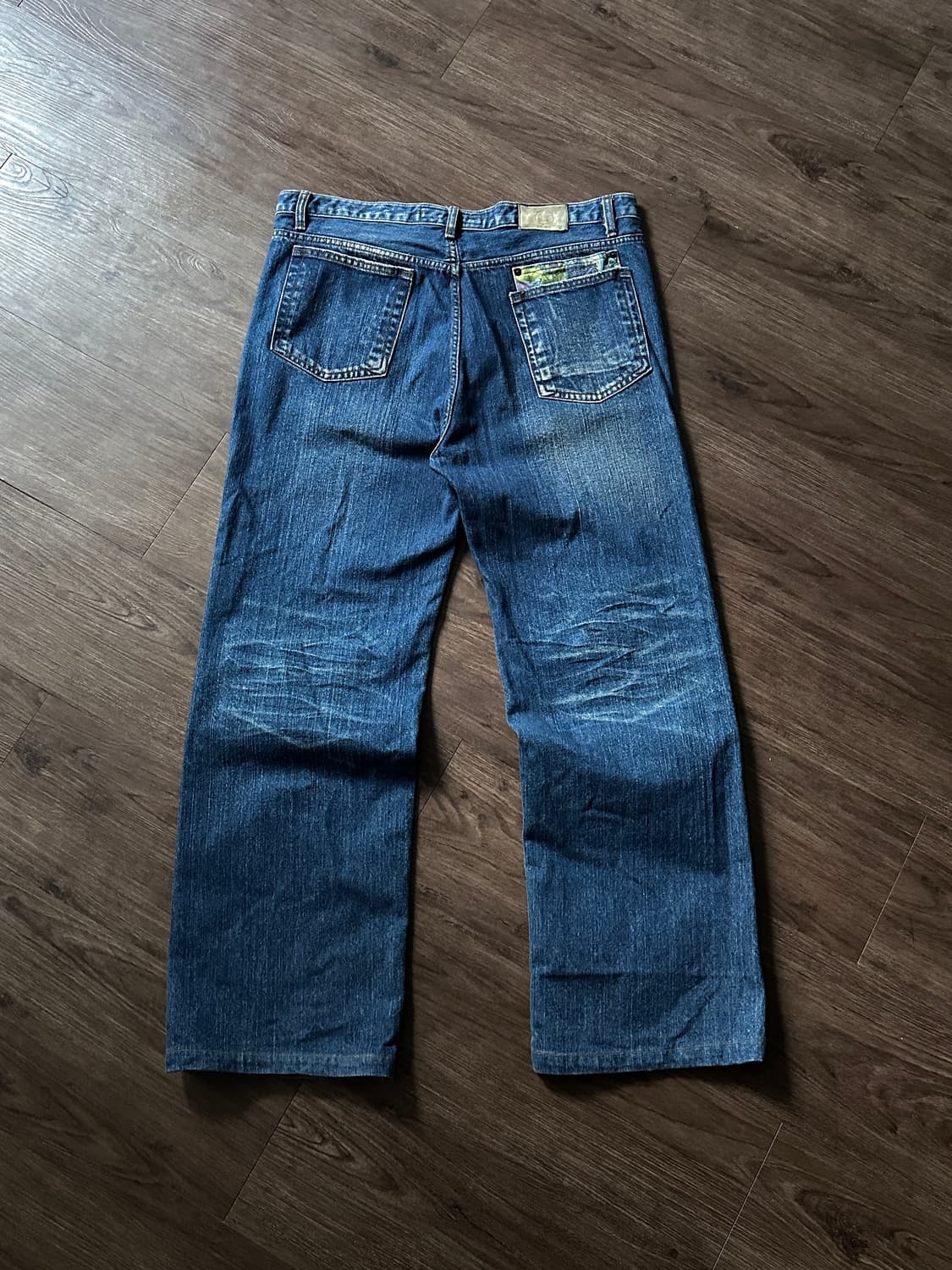 GAM 플로럴 루즈 스트레이트 진 상품이미지8