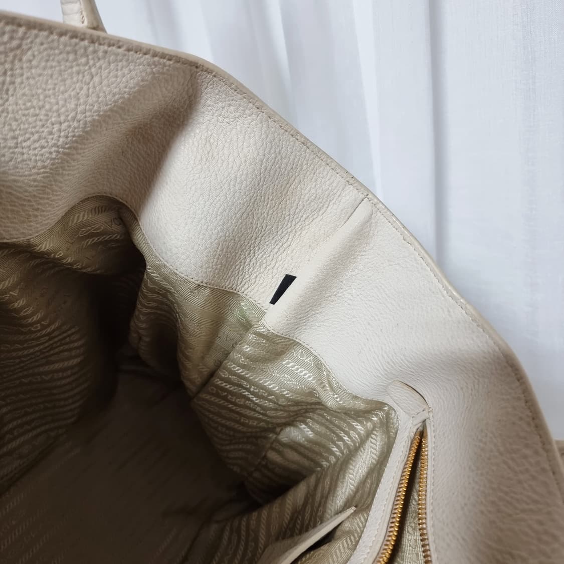 프라다 비텔로 다이노 숄더백 토트백 레더 가방 핸드백 (전체염색 필요함) 상품이미지10