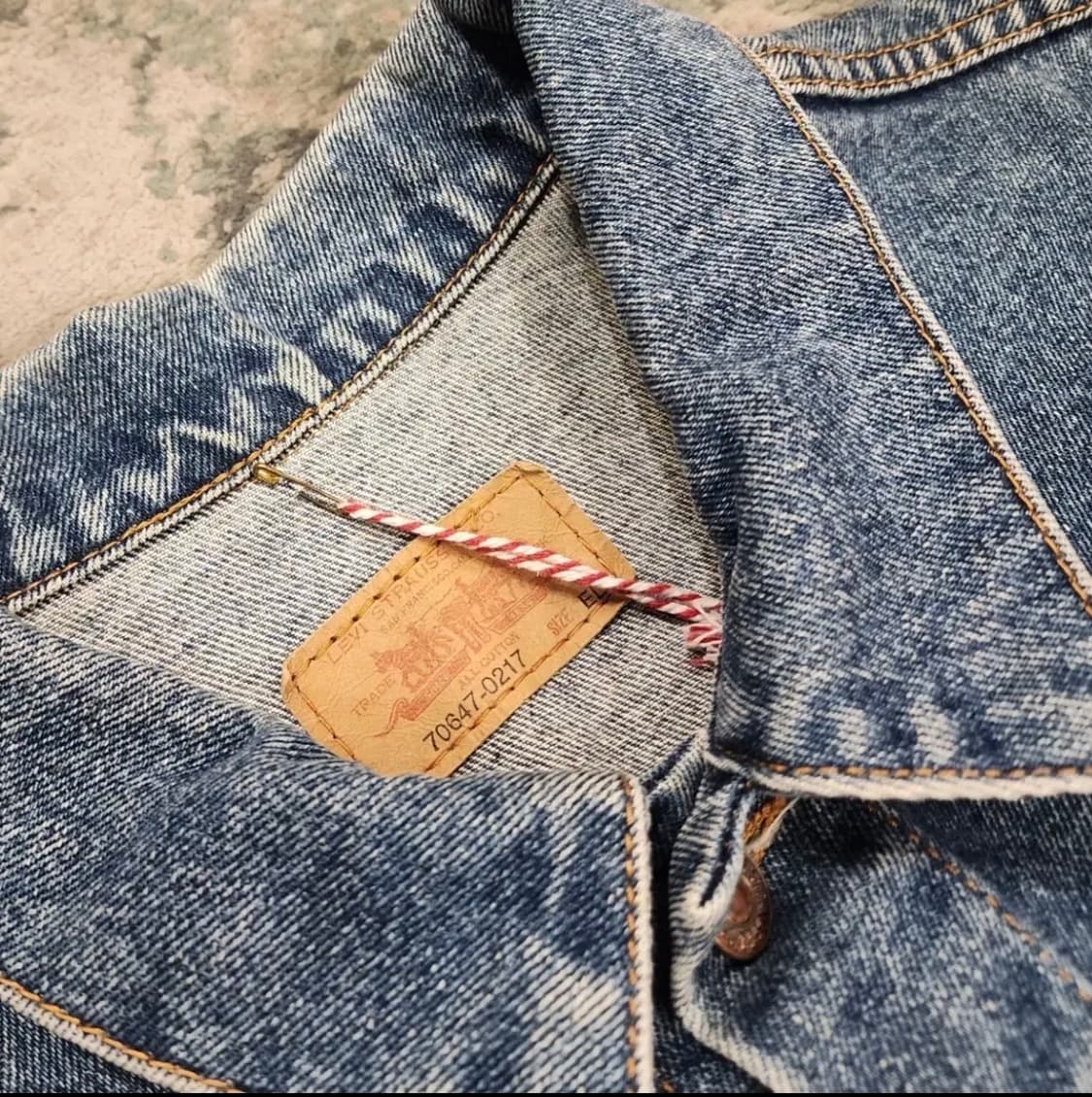 80s 리바이스 1세대 데님자켓 상품이미지6