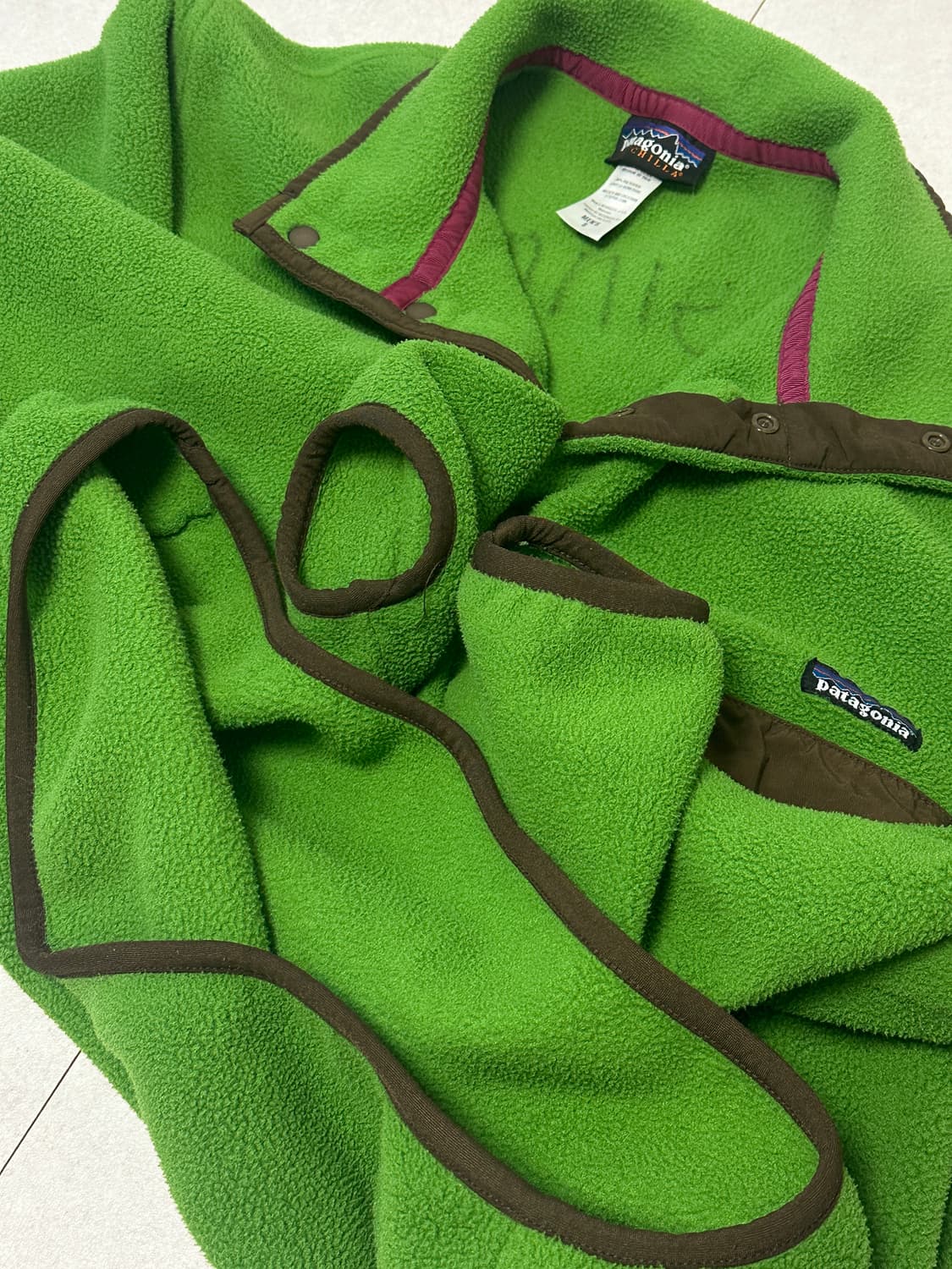 파타고니아 신칠라 라임그린 S 상품이미지7