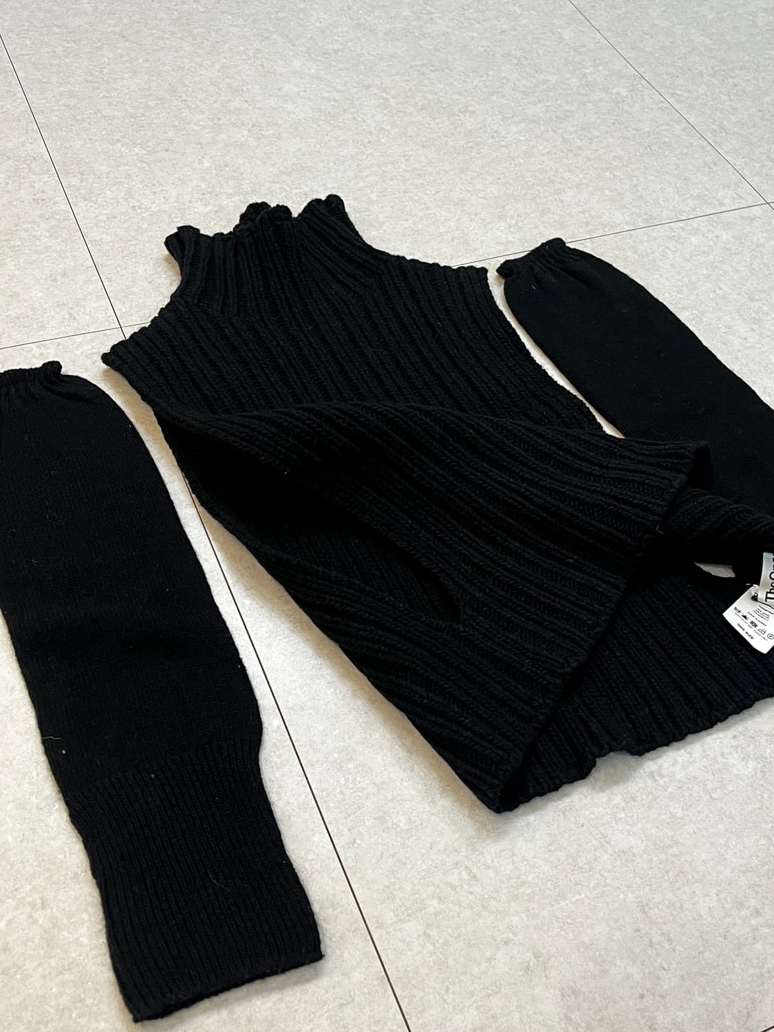 더오픈 프로덕트 오픈와이와이 니트탑세트 상품이미지4