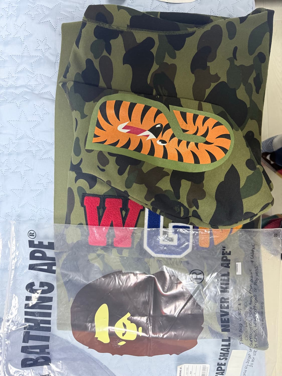 베이프 퍼스트 카모샤크 풀 후드집업(XL) 상품이미지2