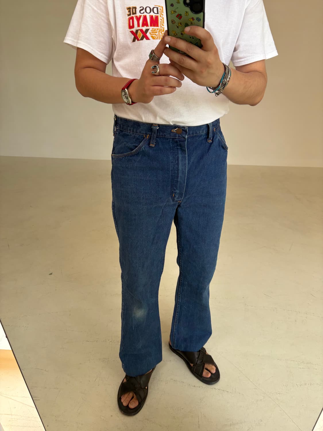 70-80's Wrangler 345 Den Denim pant 상품이미지10