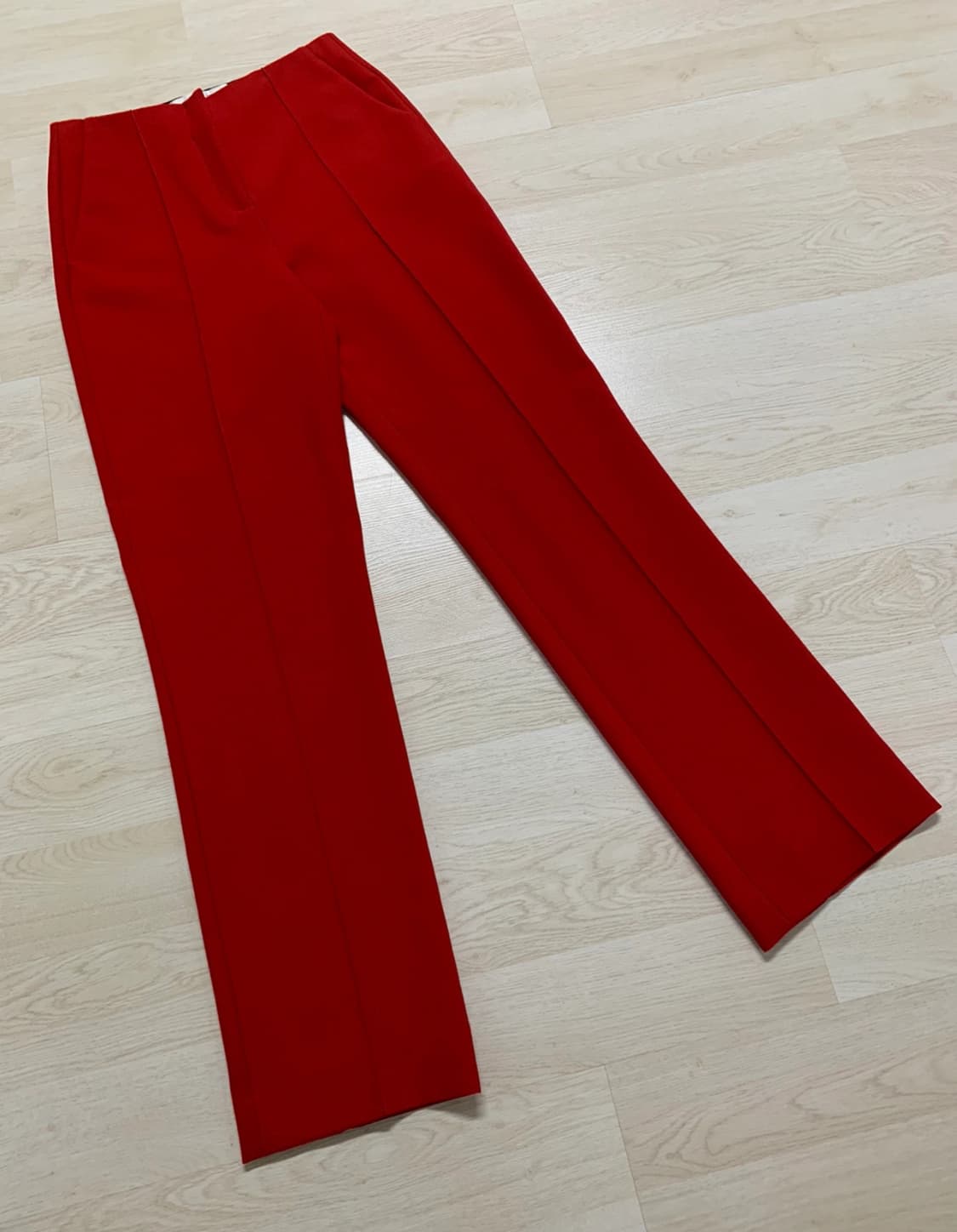 (새제품) DVF 다이앤본퍼스텐버그 하이웨스트 스키니 팬츠 립스틱 레드  상품이미지5