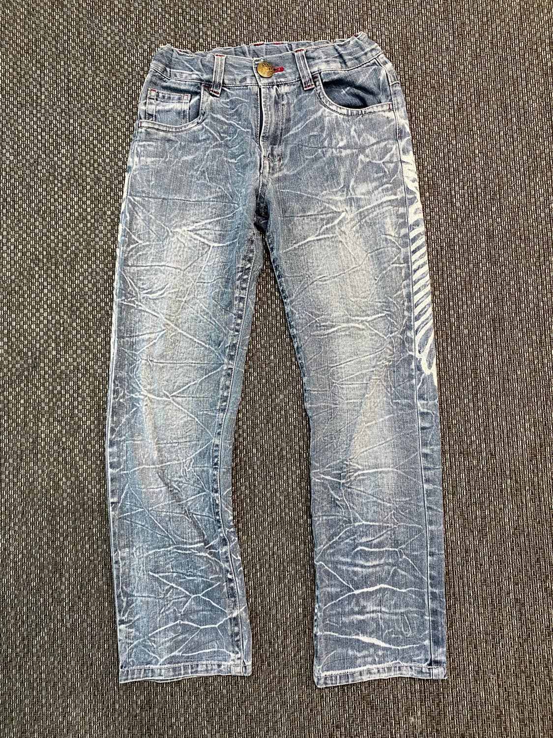Y2K Back Wings Print Crack Pants 상품이미지9