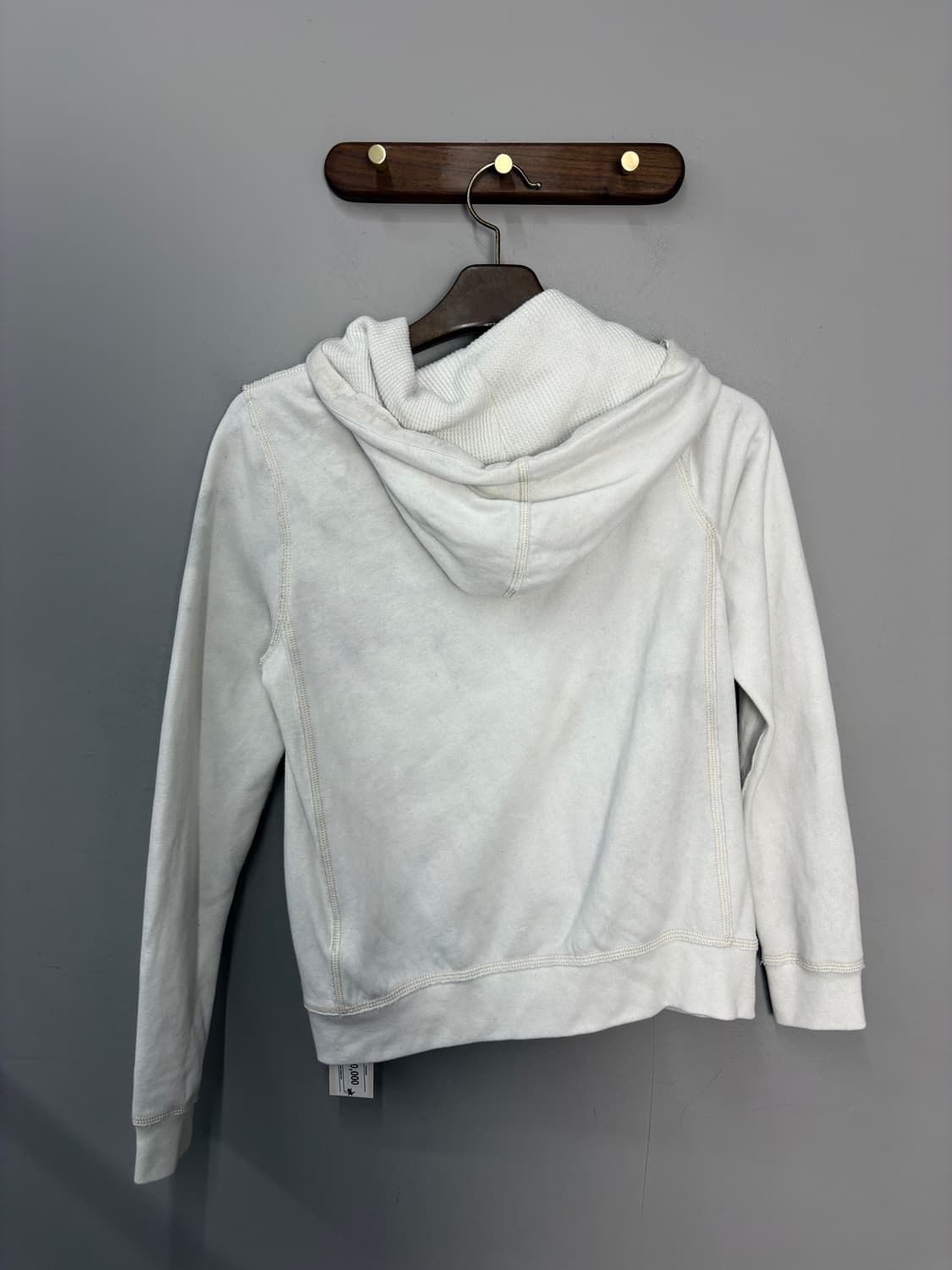 아베크롬비 y2k 화이트 후드집업 A3632 상품이미지4