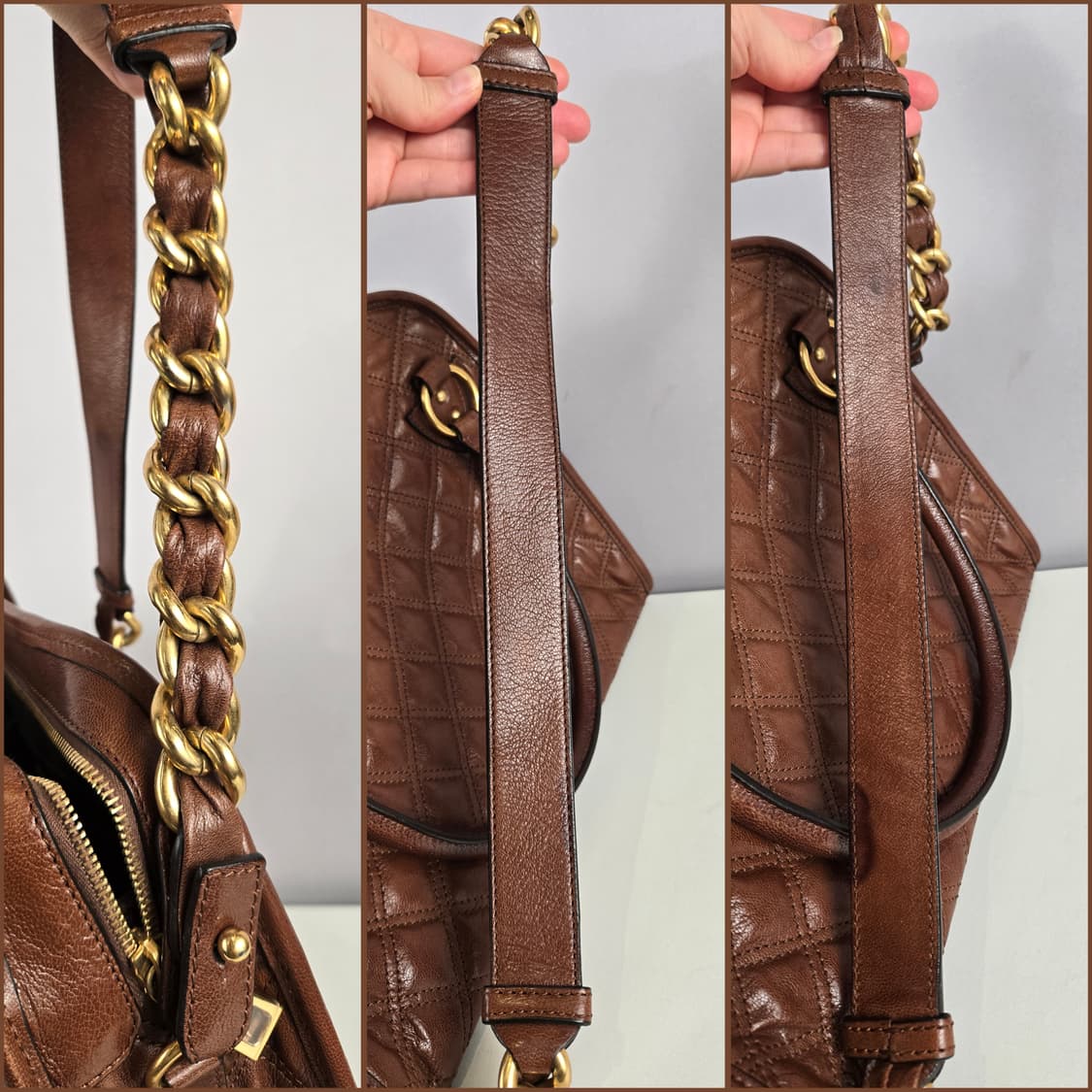 마크제이콥스 클래식 퀼팅 체인 숄더백 토트백 가방 정품 상품이미지8