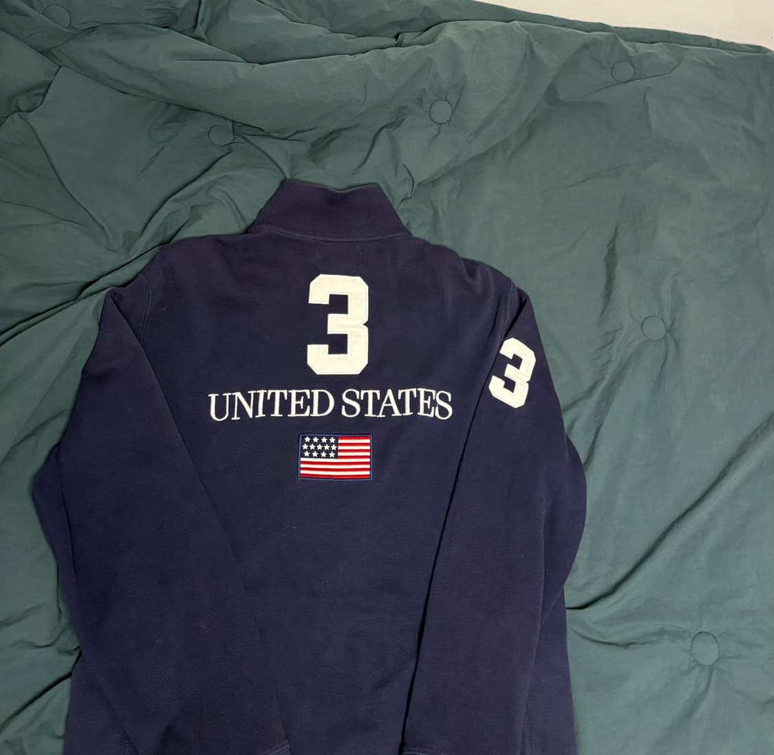 폴로 빅포니 성조기 집업 네이비 L 상품이미지3