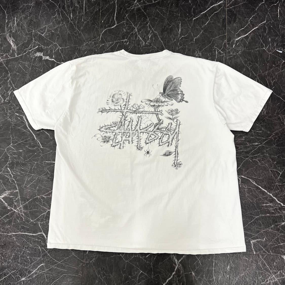 스투시 인 블룸 반팔 화이트 상품이미지1