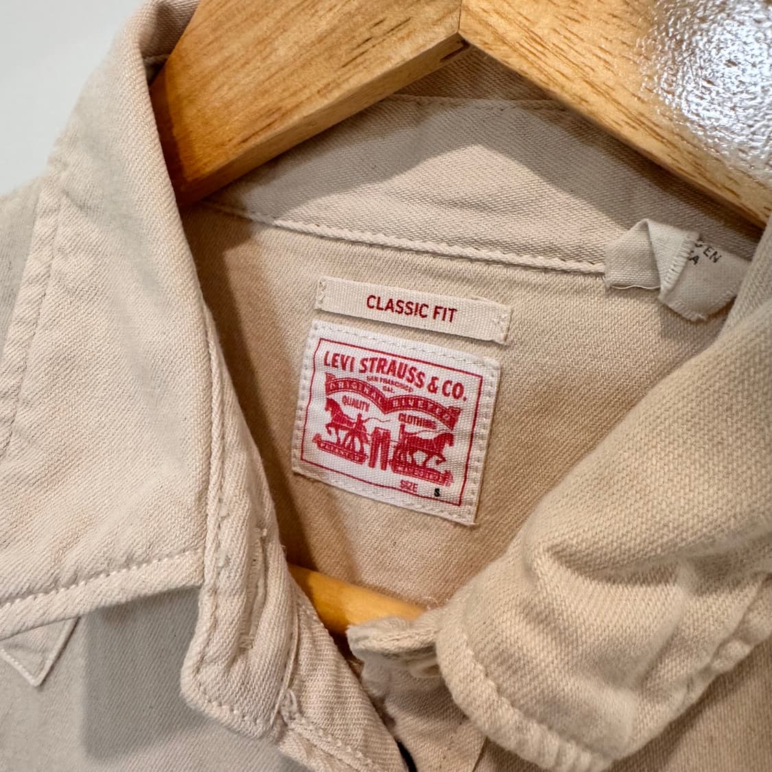 리바이스 웨스턴 셔츠 S 상품이미지2