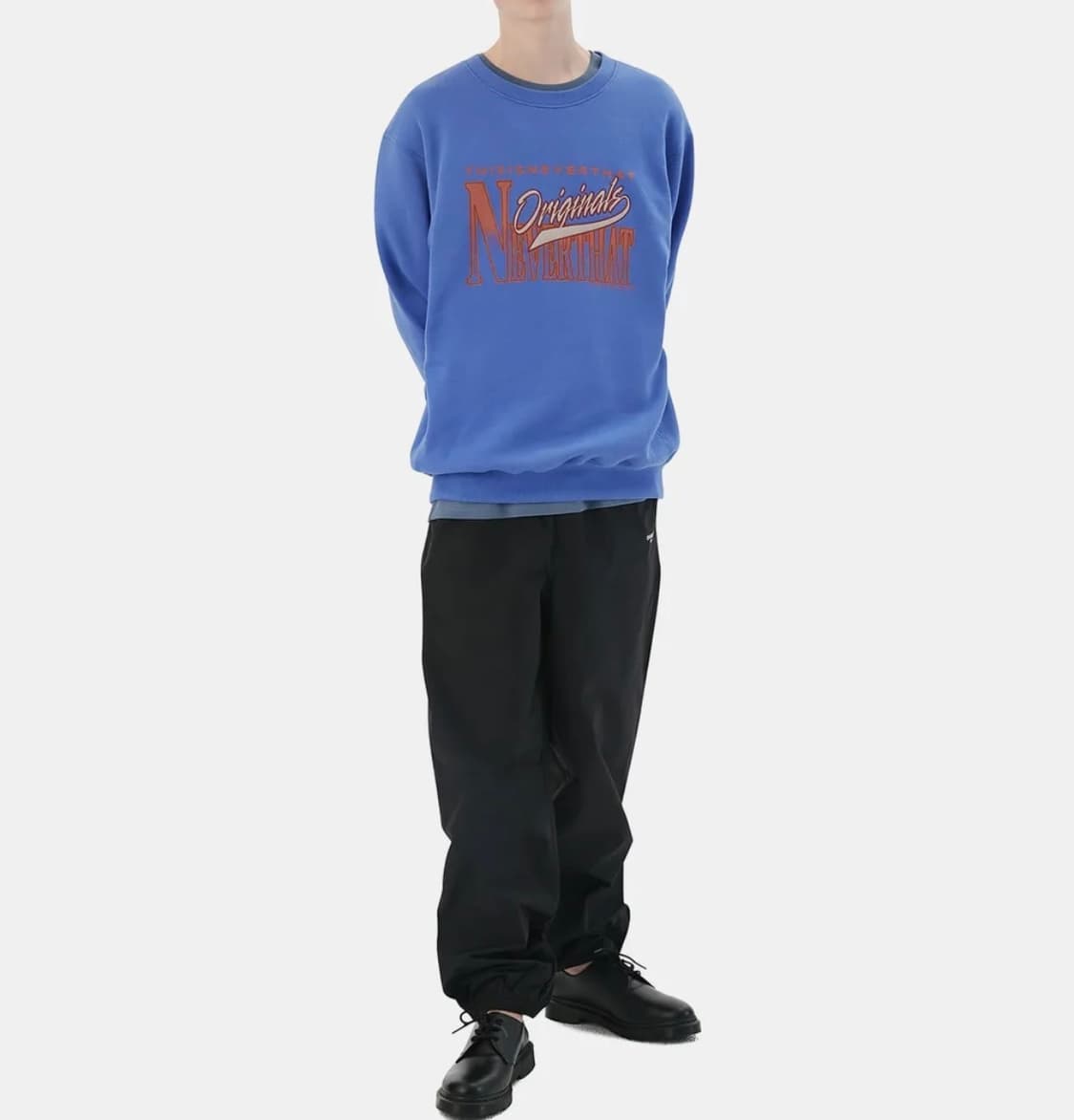 디스이즈네버댓 블루 맨투맨 xl 상품이미지5