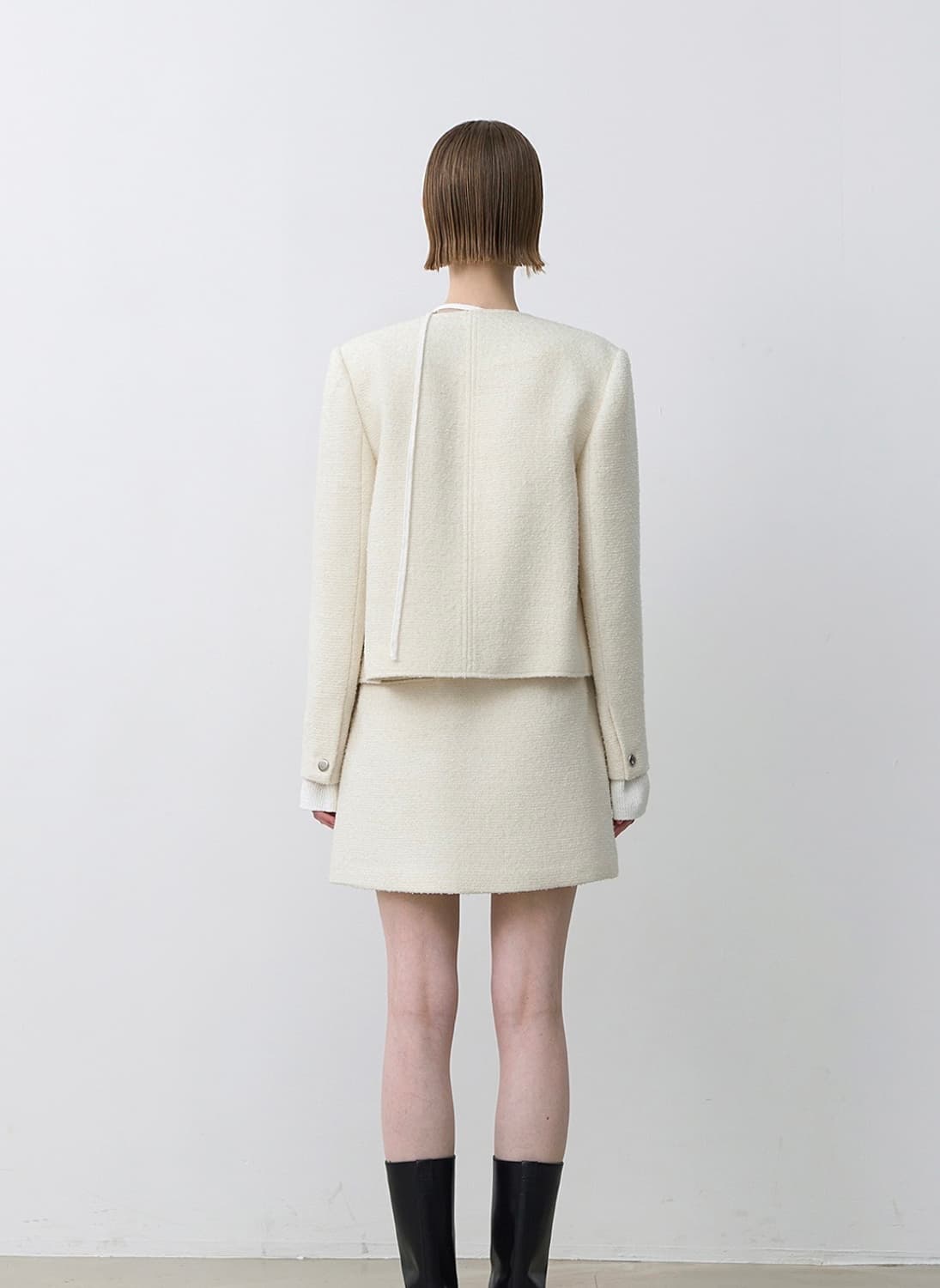 Atelier Nain SPRING BOUCLE SET-UP JACKET 상품이미지2