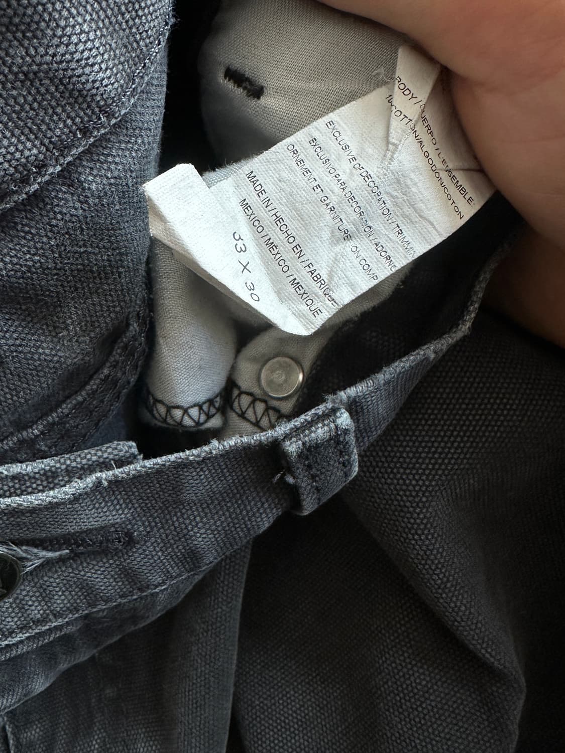 Dickies 디키즈 블랙 카펜터 워크팬츠 상품이미지7