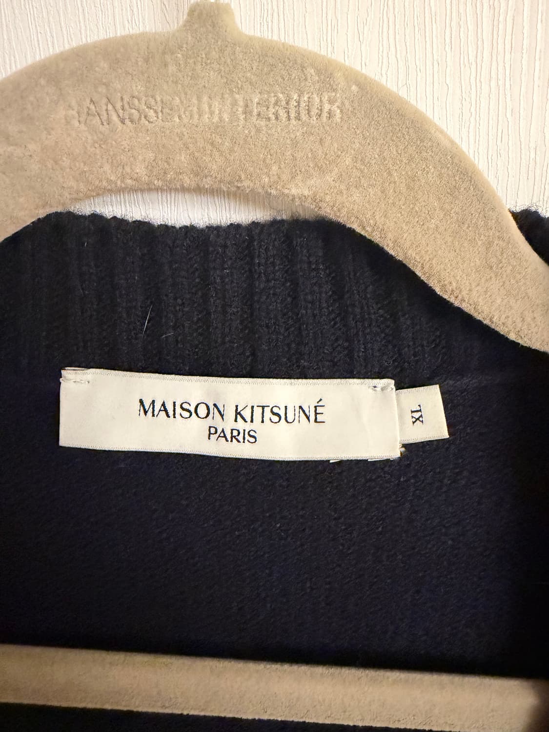 메종키츠네 베이비 폭스 패치 코지 가디건 상품이미지3