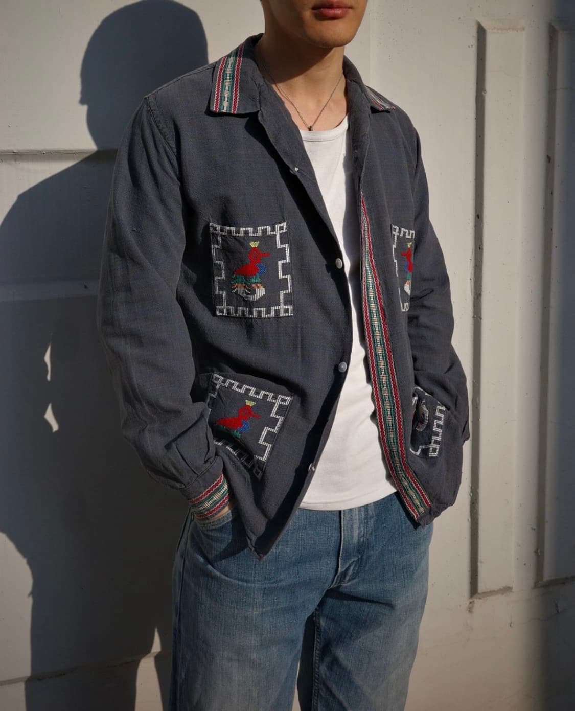 70‘s guatemala mexican 아즈텍 셔츠 상품이미지6