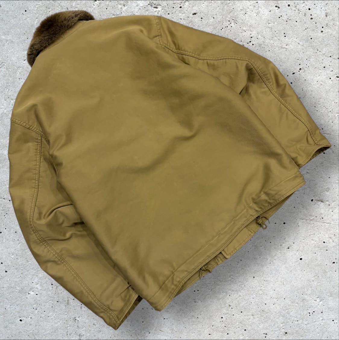 에스피오나지 베이지 퍼 카라 덱 자켓 B850 상품이미지2