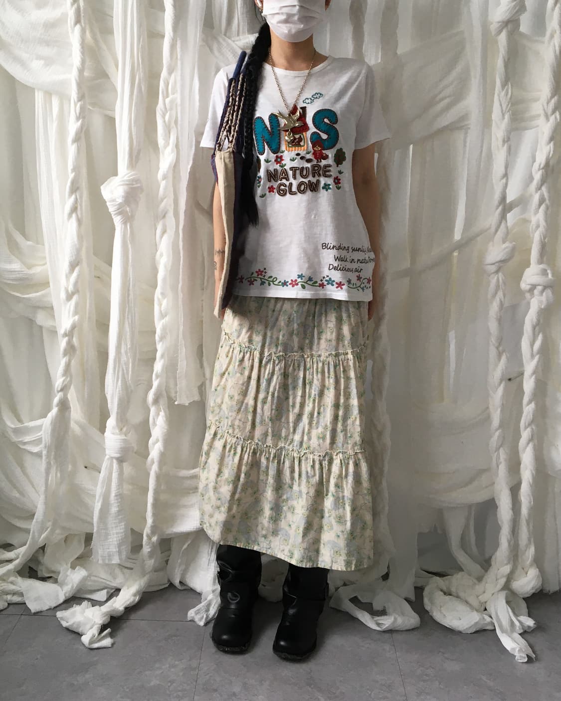Patch point t shirt 상품이미지7