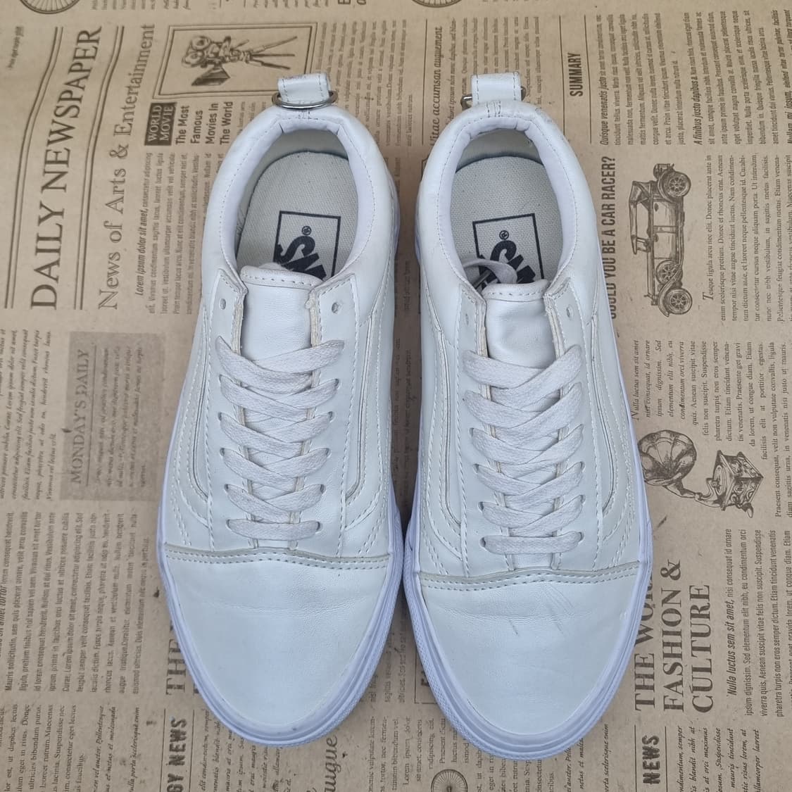 반스 올드스쿨 레더 여성스니커즈225 상품이미지2