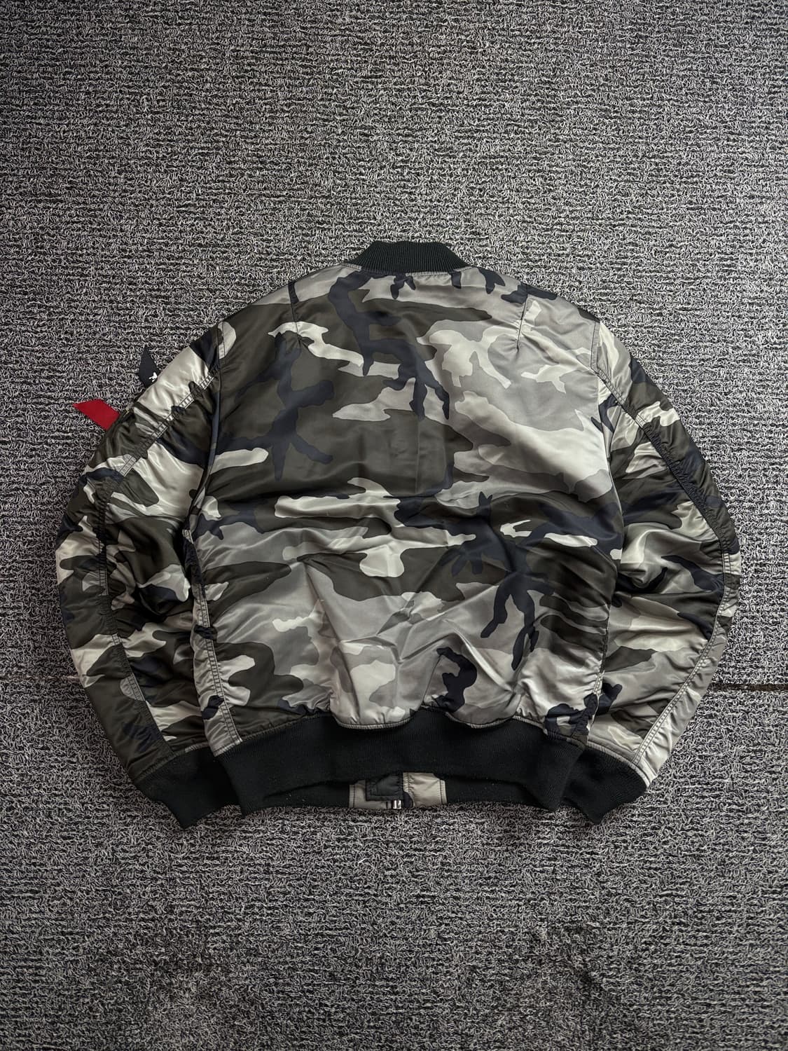 알파인더스트리 카모플라쥬 MA-1 리버시블 항공 점퍼 2482 상품이미지4