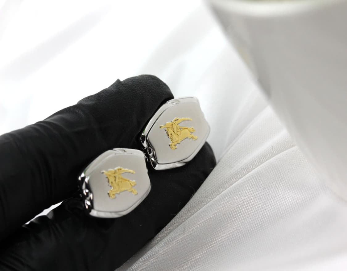 버버리 A등급 남자 명품 커프스 빈티지 상품이미지6