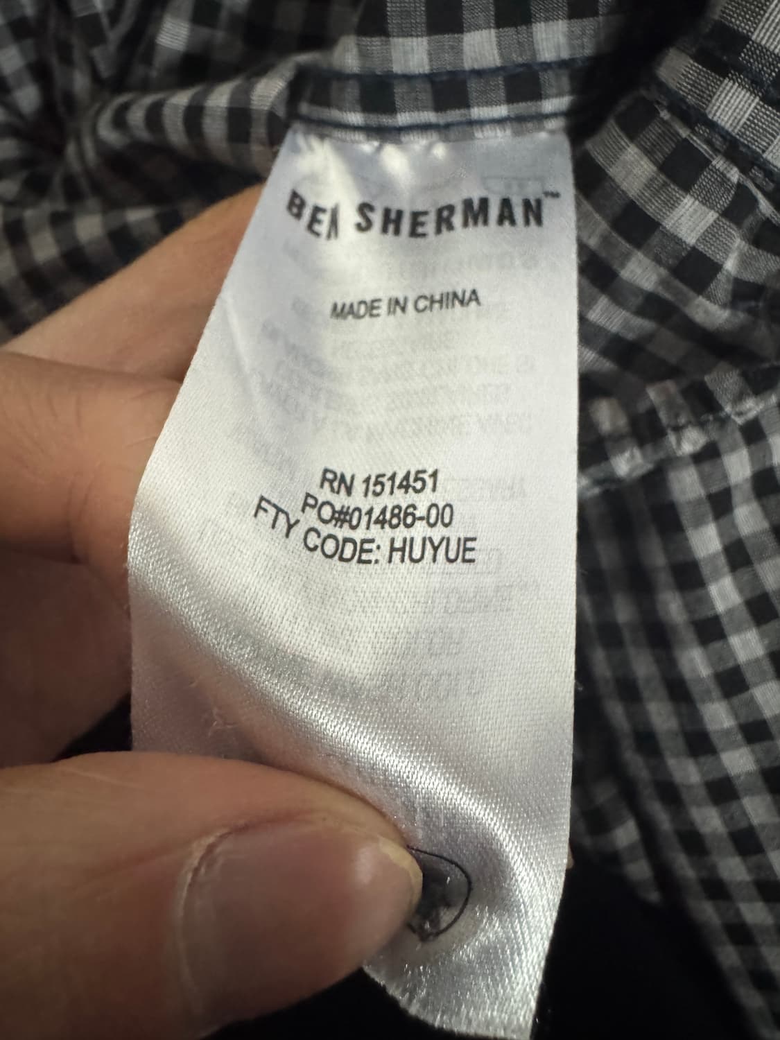 벤 셔먼 Ben sherman 이쁜 빈티지 체크 셔츠 L 상품이미지4