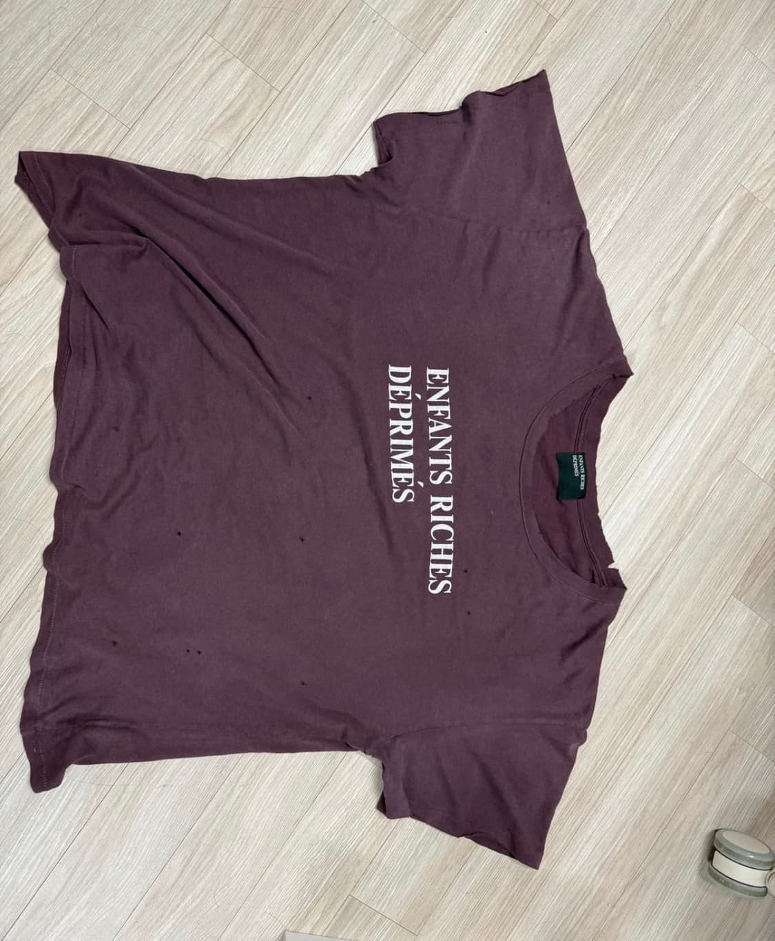 ERD 앙팡리쉬데프리메 로고티 버건디XL 상품이미지1