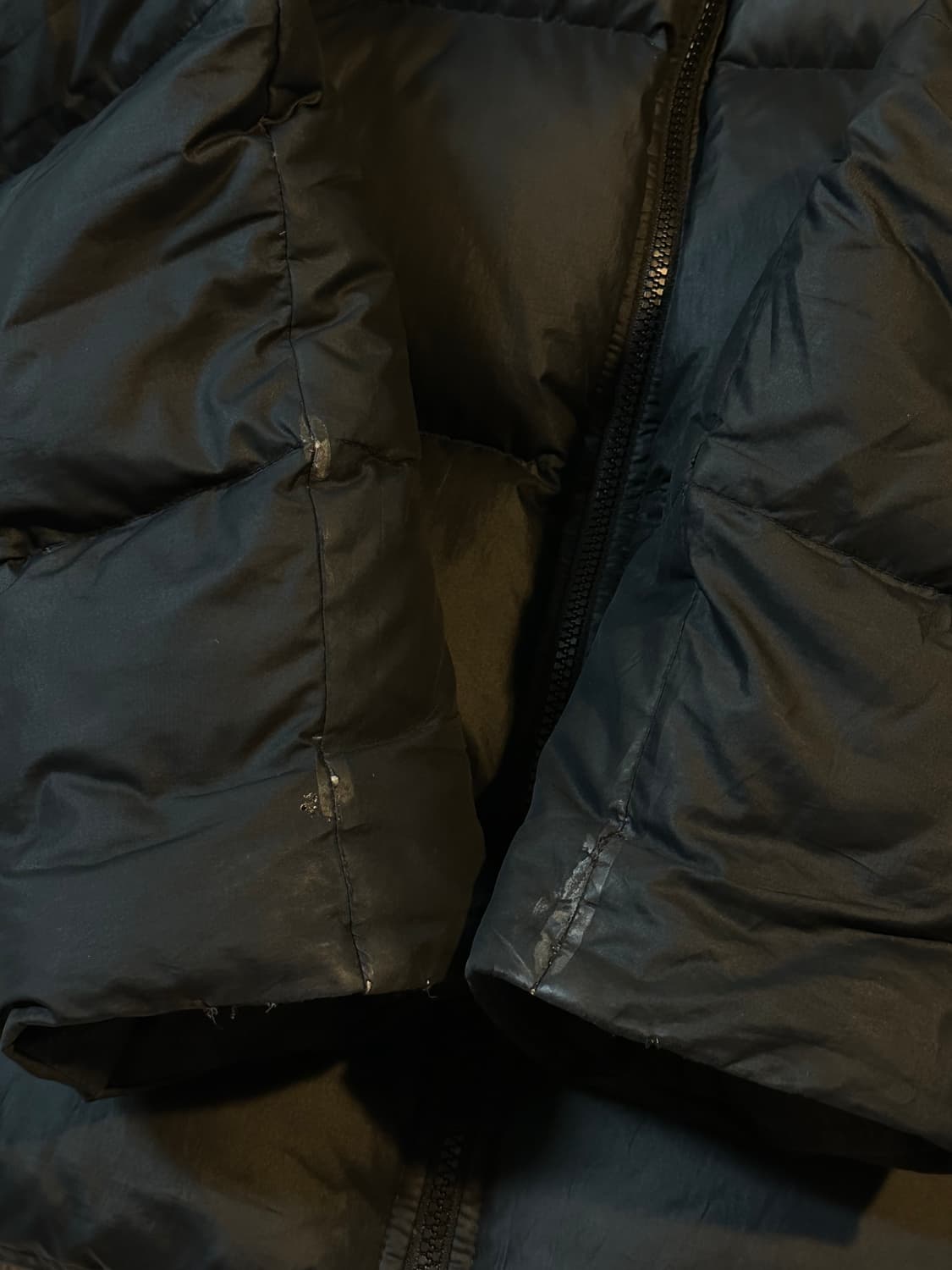 나이키 유벤투스 소매로고 푸퍼 패딩 블랙 상품이미지5