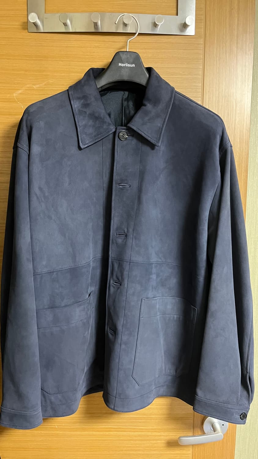 Horlisun 스웨이드 레더 워크자켓 상품이미지2