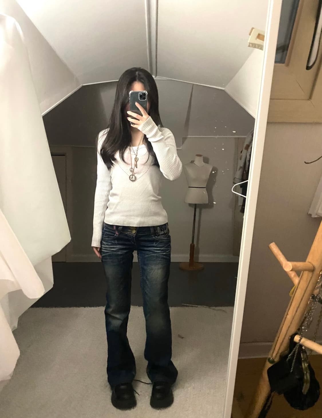 레드페퍼 로우라이즈 부츠컷팬츠 상품이미지2