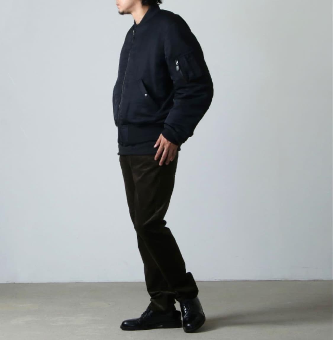 코모리 실크 나일론 MA-1 상품이미지2