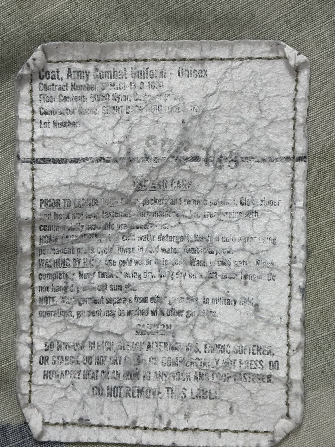 미군 OCP 전투복 상의 (L/S) (XL) (만원샵) 상품이미지10