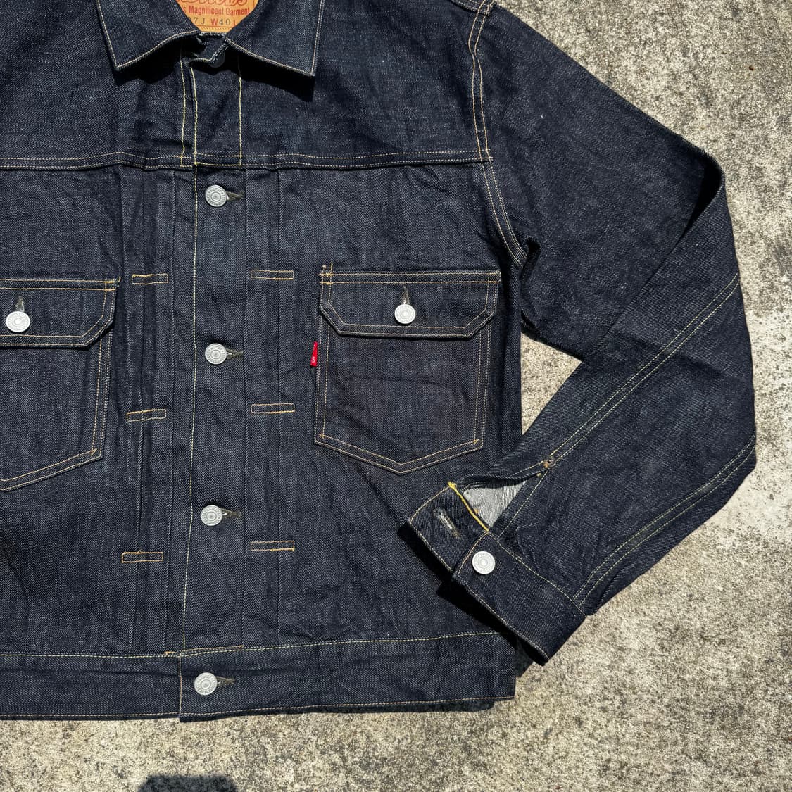 [L] Pherrows 페로우즈 2세대 셀비지 데님 자켓 상품이미지5